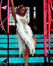 Sexy Tassel Hollow Out Beach Dress TR-1195