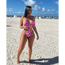 Sexy Printed One-Piece Swimsuit MDF-5292