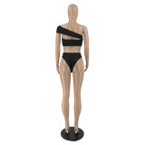 Sexy Solid Bikinis Two Piece Sets IV-8288