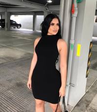 Solid Sleeveless Bodycon Mini Dress FNN-8661