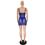 Sexy Mesh See Through Night Club Dress (With Briefs) GCNF-0171
