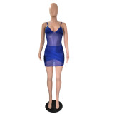 Sexy Mesh See Through Night Club Dress (With Briefs) GCNF-0171
