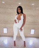 Sexy Halter Hollow Out Jumpsuit NIK-283