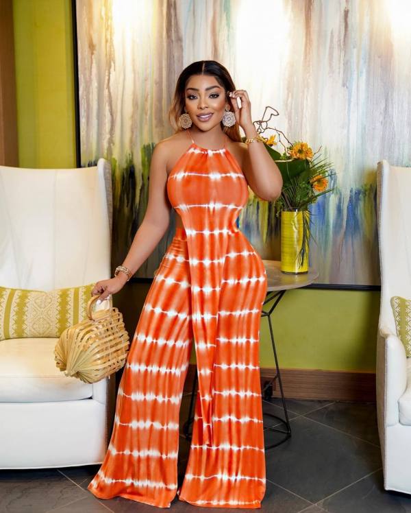 Tie Dye Print Irregular Top Wide Leg Pants 2 Piece Sets WSM-5303