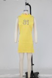 Turtleneck Embroidery Sleeveless Hollow Tank Top ZSD-0446