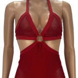 Sexy Halter Backless Maxi Dress LDS-3307