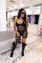 Plus Size Sexy Mesh See Through Romper (With Briefs) ML-7471