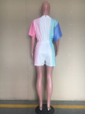 Casual Printed V Neck Romper ORY-5150-1