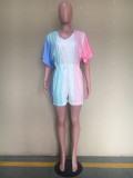 Casual Printed V Neck Romper ORY-5150-1
