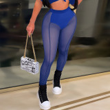 Sexy Mesh See Through Tight Pants YS-S808
