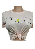 Casual Printed T Shirt And Pants 2 Piece Sets MEM-88427