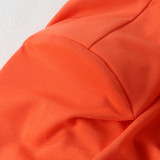 Solid Cloak Coat And Shorts Two Piece Sets NY-2332