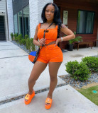 Body Letter Print Vest Top And Shorts 2 Piece Sets GCNF-00231