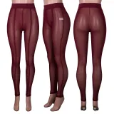 Sexy Mesh See Through Skinny Pants (Without Briefs) MA-Y481