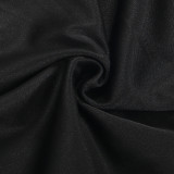 Plus Size Hot Drilling Bodysuit+Irregular Skirt 2 Piece Sets NY-2317