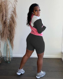 Pre Order: About 7 work days shipping Casual Long Sleeve Sports 2 Piece Suits YUEM-66553