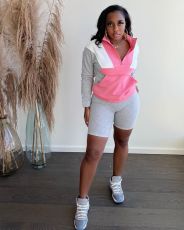 Pre Order: About 7 work days shipping Casual Long Sleeve Sports 2 Piece Suits YUEM-66553