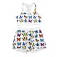 Sexy Printed Tank Top And Shorts Sports 2 Piece Sets SHD-9367
