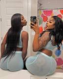 Sexy Mesh See Through Tank Top And Shorts 2 Piece Sets XYF-9133
