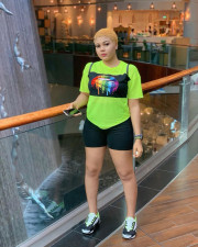 Sexy Lip Mesh Top+Shorts Two Piece Sets MAE-2141