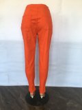Denim High Waist Skinny Jeans Pants LX-5512