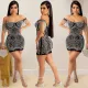 Sexy Hot Drilling Tassel Hollow Night Club Dress BY-5645