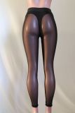 Sexy Mesh See Through Tight Pants YS-S809