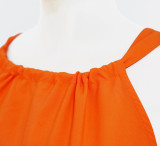 Plus Size Solid Sleeveless Big Swing Maxi Dress NNWF-7463