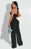 Sexy Halter Crop Top And Pants 2 Piece Sets NIK-294