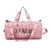 PINK Letter Sequin Travel Sports Storage Bag GBRF-92143