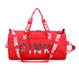 PINK Letter Sequin Travel Sports Storage Bag GBRF-92143