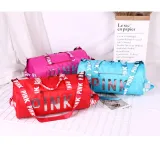 PINK Letter Sequin Travel Sports Storage Bag GBRF-92143