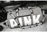 PINK Letter Fitness Travel Dry Wet Separation Shoes Storage Bag GBRF-882Upgrade