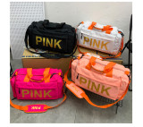 PINK Letter Travel Sports Portable Shoulder Storage Bag GBRF-167