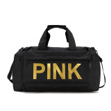 PINK Letter Travel Sports Portable Shoulder Storage Bag GBRF-167