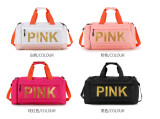PINK Letter Travel Sports Portable Shoulder Storage Bag GBRF-167