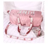 PINK Letter Sequin Travel Sports Storage Bag GBRF-92143