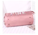 PINK Letter Sequin Travel Sports Storage Bag GBRF-92143