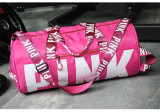 PINK Letter Fitness Travel Dry Wet Separation Shoes Storage Bag GBRF-882Upgrade