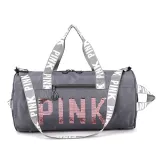 PINK Letter Sequin Travel Sports Storage Bag GBRF-92143
