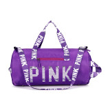 PINK Letter Sequin Travel Sports Storage Bag GBRF-92143
