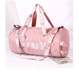 PINK Letter Sequin Travel Sports Storage Bag GBRF-92143