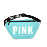 PINK Letter Sports Nylon Chest Pack Waist Packs GBRF-152