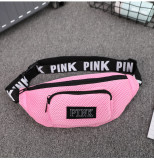 PINK Letter Sports Waist Bags GBRF-154