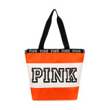 PINK Letter Travel Shopping Tote Storage Bag GBRF-153
