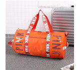 PINK Letter Sequin Travel Sports Waterproof Storage Bag GBRF-158