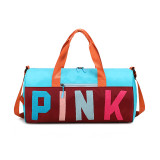 PINK Letter Travel Sports Portable Shoulder Storage Bag GBRF-155