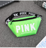 PINK Letter Sports Nylon Chest Pack Waist Packs GBRF-152