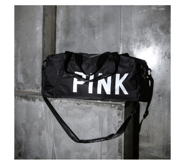 PINK Letter Travel Sports Portable Shoulder Storage Bag GBRF-139