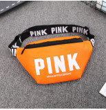 PINK Letter Sports Nylon Chest Pack Waist Packs GBRF-152